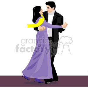 couple dancing clipart. Royalty-free image # 168830