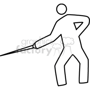 fencing706 clipart. Commercial use image # 168860