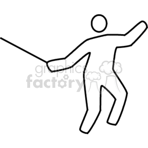 fencing708 clipart. Commercial use image # 168862