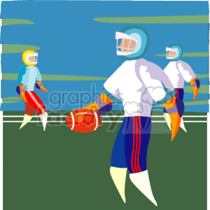 Football players clipart. Royalty-free image # 168962