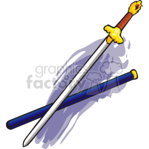 sword_00011 clipart. Royalty-free image # 169434