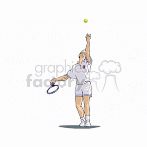 tennisplayer9 clipart. Royalty-free image # 170036