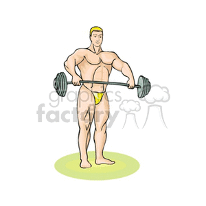   bodybuilder bodybuilders muscle muscles weight lifting weights barbell barbells fitness exercise exercising  athlete3.gif Clip Art Sports Weight Lifting 