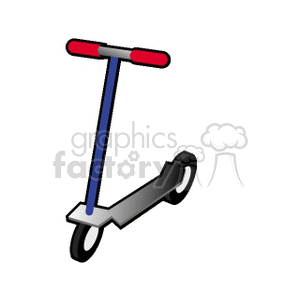   toy toys scooter scooters  SCOOTER01.gif Clip Art Toys-Games 
