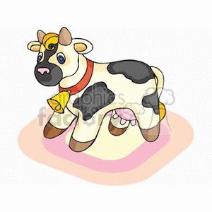   toy toys animals cow cows  cow.gif Clip Art Toys-Games 
