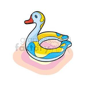   toy toys animal bird birds duck ducks  duck3.gif Clip Art Toys-Games innertube