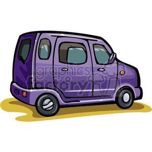   van vans truck trucks autos automobile automobiles  car16121.gif Clip Art Transportation Land 