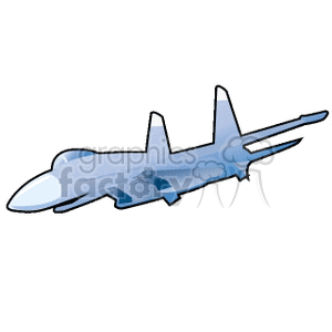 cartoon military fighter jet