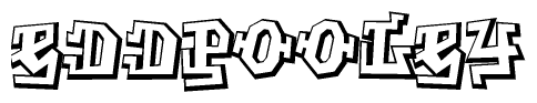The clipart image features a stylized text in a graffiti font that reads Eddpooley.