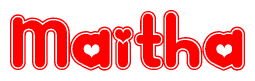 The image displays the word Maitha written in a stylized red font with hearts inside the letters.
