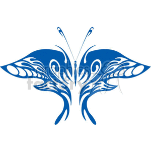 blue butterfly clip art