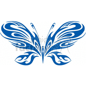 blutterfly in denium blue clipart. Commercial use image # 368409