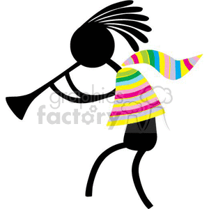 kokopelli-015 clipart. Commercial use image # 369950