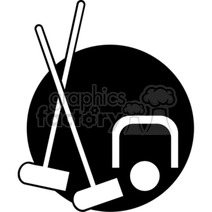 croquet001 clipart. Commercial use image # 370065