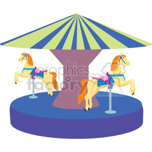 carousel horse008 clipart. Royalty-free image # 370195