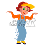 clipart - country dancer.