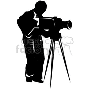 vector black white clip art vinyl-ready cutter business work filming film video camera cameras producer producers movie movies production theater theaters photography