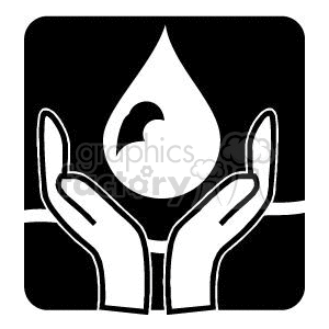 water symbol clipart. Royalty-free image # 371391