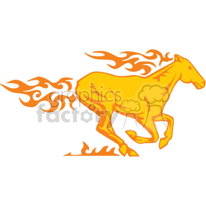 animal animals flame flames flaming fire vinyl-ready vinyl ready hot blazing blazin vector eps gif jpg png cutter signage horse horses wild orange