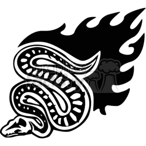 snake tattoo design clipart. Royalty-free image # 373230