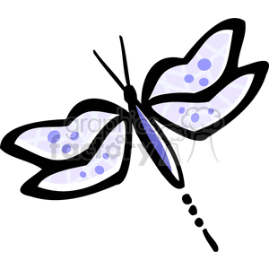 Cartoon Dragonfly clipart. Royalty-free image # 129152