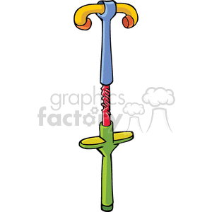 Pogo Stick clipart. Commercial use image # 159154