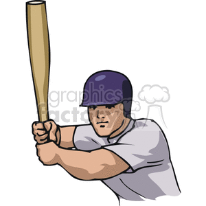 Baseball batter clipart. Royalty-free image # 168503