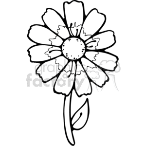 Daisy clipart. Commercial use image # 374442