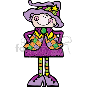 vector clipart halloween people person character