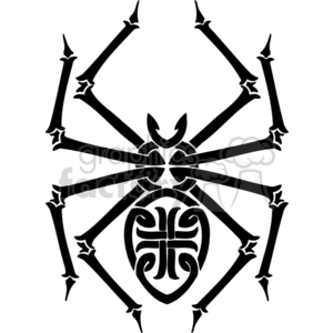 Celtic spider clipart. Royalty-free image # 374512