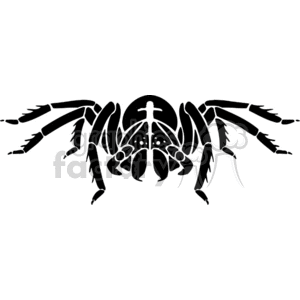 Front view of spider clipart. Royalty-free image # 374547