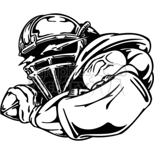 Football player 087 clipart. Royalty-free image # 374616