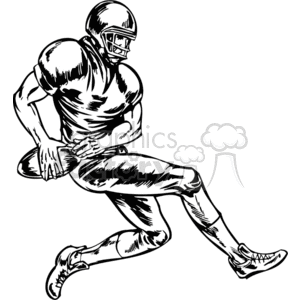 Football player 057 clipart. Royalty-free image # 374636