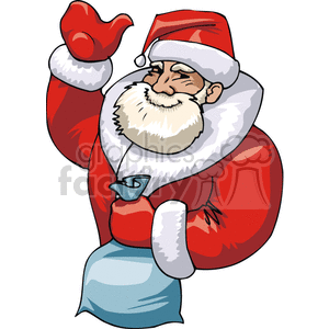 Santa Claus animation. Commercial use animation # 143398