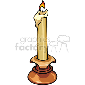Realistic candle clipart. Royalty-free image # 143408