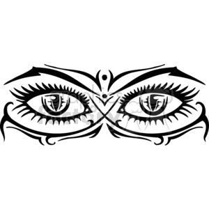 seductive female eyes clipart. Royalty-free icon # 375416