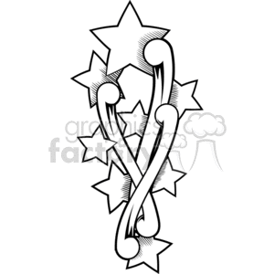 Star Design clipart. Royalty-free image # 375462
