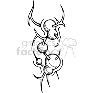 Spike Tattoo Design clipart. Royalty-free image # 375467