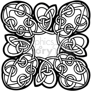 celtic design 0081w clipart. Royalty-free image # 376626