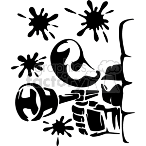 Paintball clipart. Royalty-free image # 377577