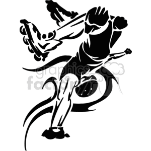 Rollerblade handstand clipart. Royalty-free image # 377597