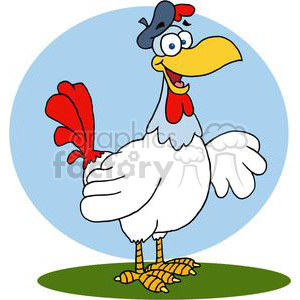 French Hen clipart. Commercial use image # 377864