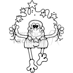 Froggie-Freedom clipart. Royalty-free image # 380224