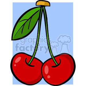 2859-Red-Cherrys clipart. Royalty-free image # 380334