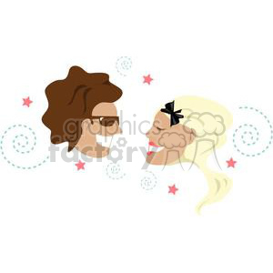 couple in love clipart. Royalty-free image # 381049