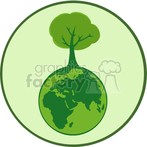 eco friendly earth clipart. Royalty-free image # 382072