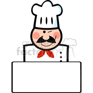 cartoon restaurant sign clipart. Commercial use image # 382137