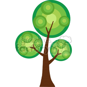 abstract tree clipart. Royalty-free image # 382167