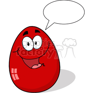red jellybean talking clipart. Royalty-free image # 382212