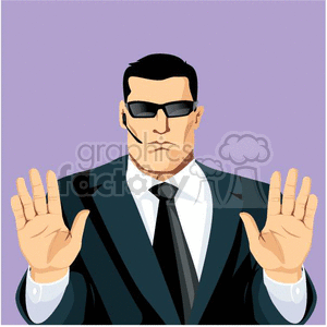 CIA agent clipart. Royalty-free image # 382267
